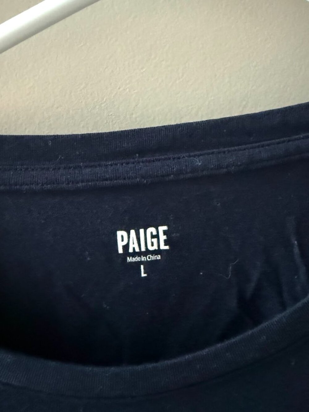 Paige mens navy t-shirt